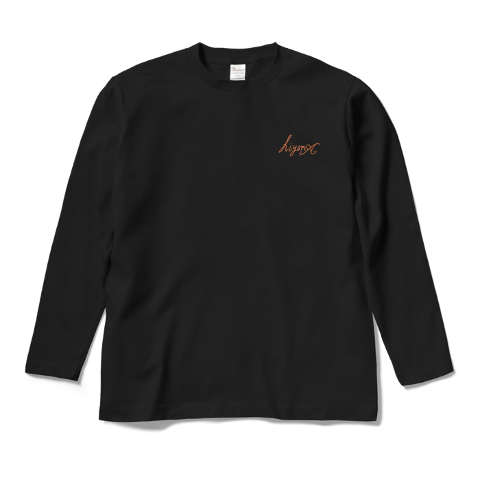 ロングスリーブTシャツ - M - ブラック(サイン)
