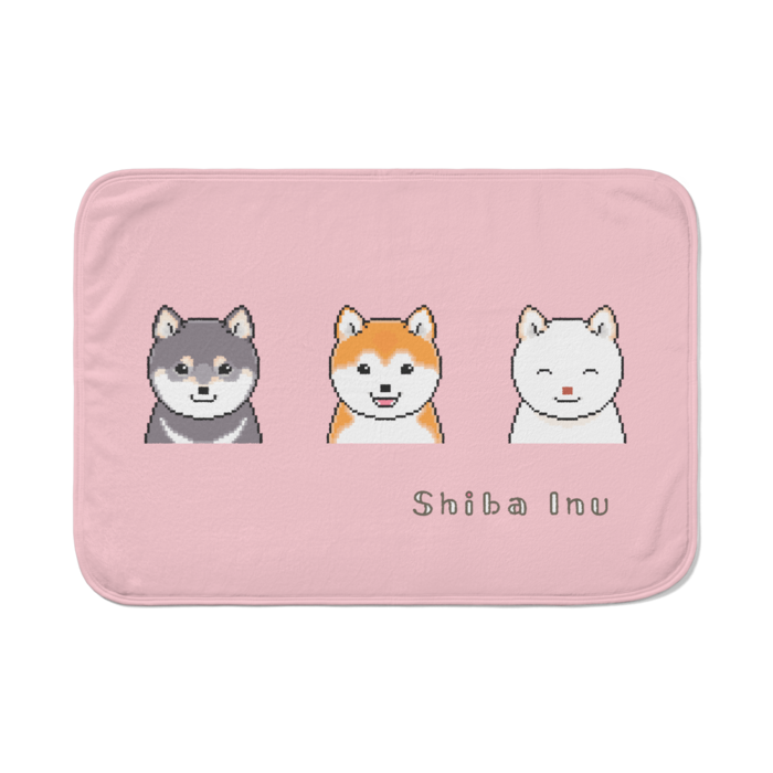 [ピンク] 柴犬ブランケット - 700 x 1000 (mm)/[Pink] Shiba Inu Blanket