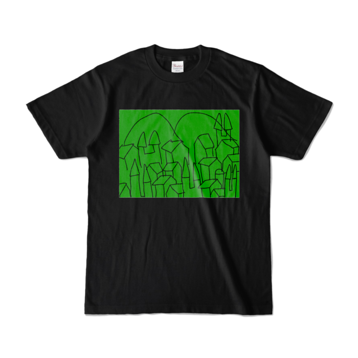 カラーTシャツ - S - ブラック (濃色)