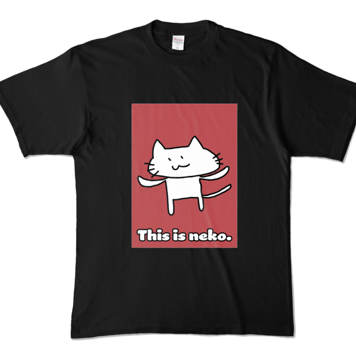 カラーTシャツ - XL - ブラック (濃色)