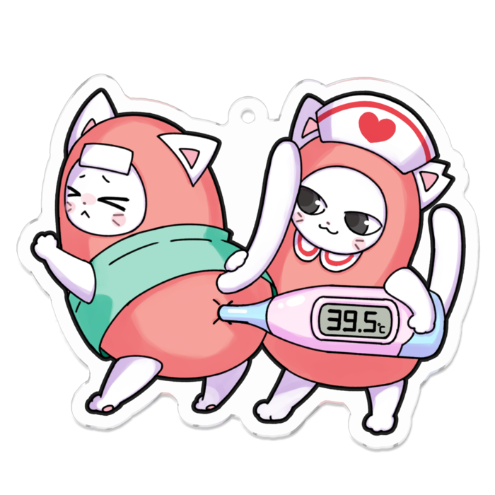 アクリルキーホルダー - 70 x 70 (mm)