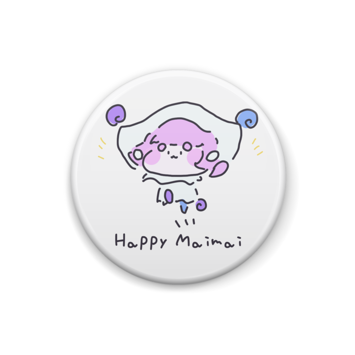 Happyまいまい 缶バッジ - 25mm
