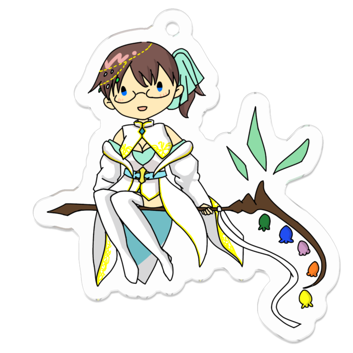 アクリルキーホルダー - 50 x 50 (mm)