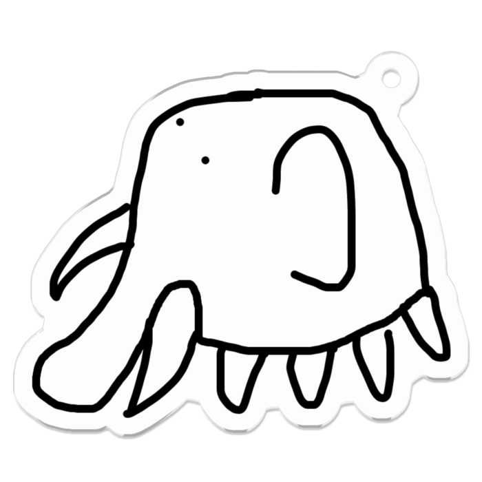 アクリルキーホルダー - 50 x 50 (mm)