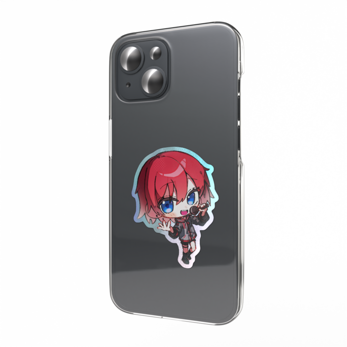 オーロラスマホステッカー - 縦