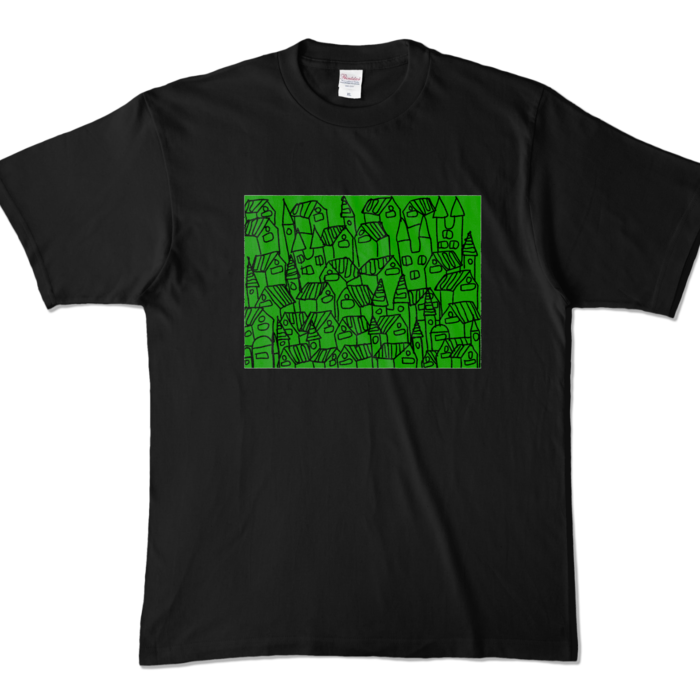 カラーTシャツ - XL - ブラック (濃色)