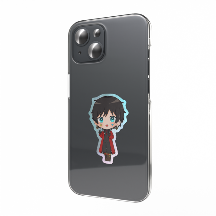 オーロラスマホステッカー - 縦