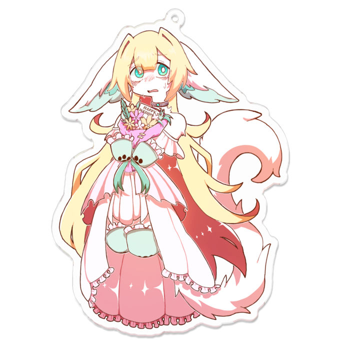 アクリルキーホルダー - 100 x 100 (mm)