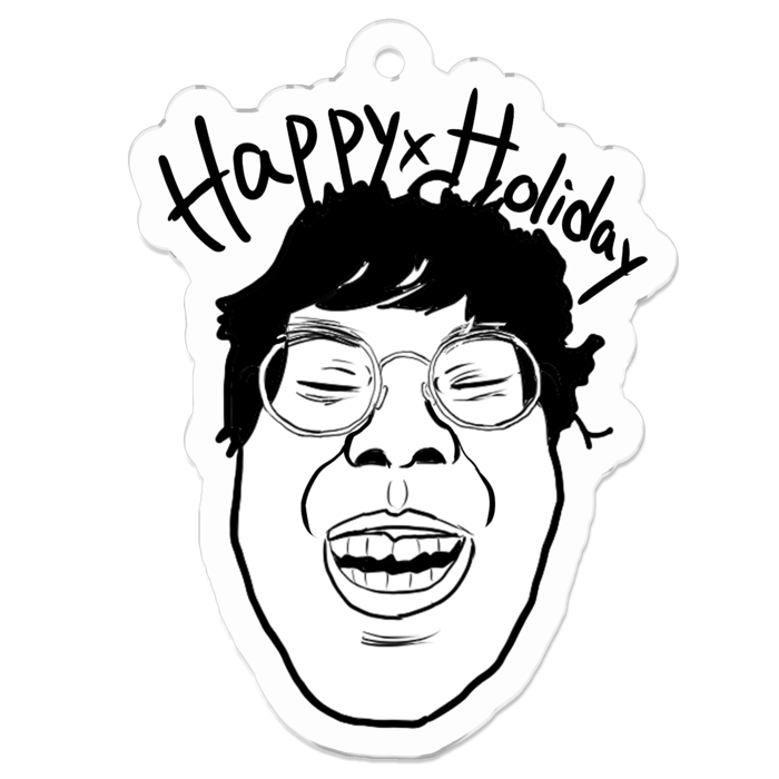 アクリルキーホルダー - 50 x 50 (mm)