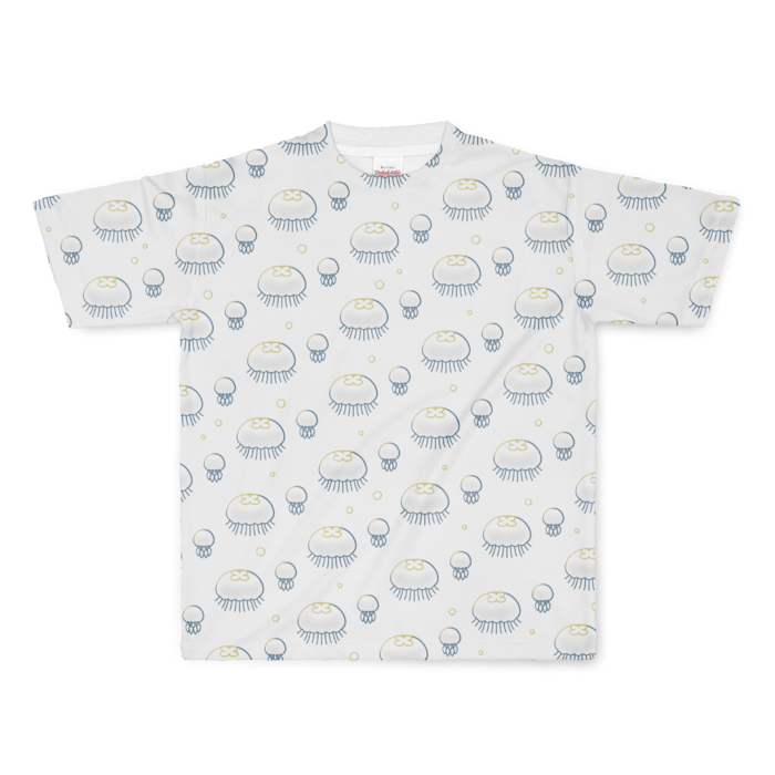 フルグラフィックTシャツ　白色　L