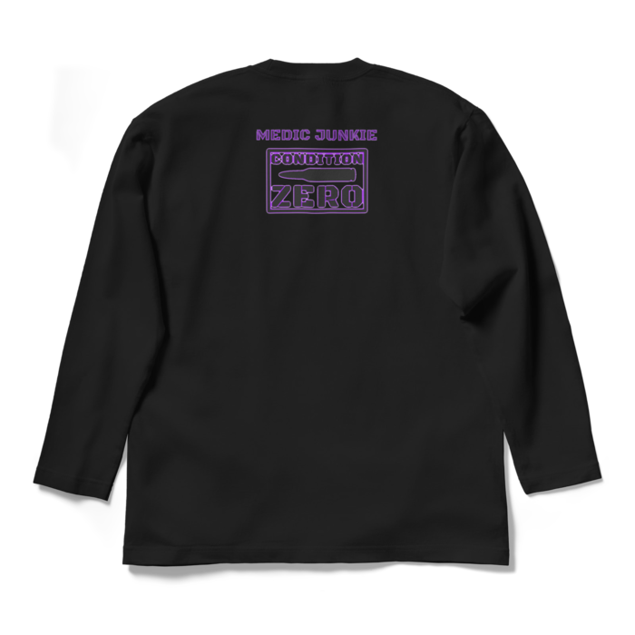 ロングスリーブTシャツ - L - ブラック