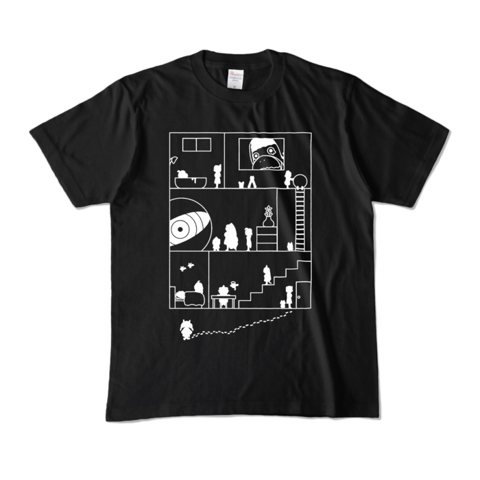 カラーTシャツ - M - ブラック (濃色)
