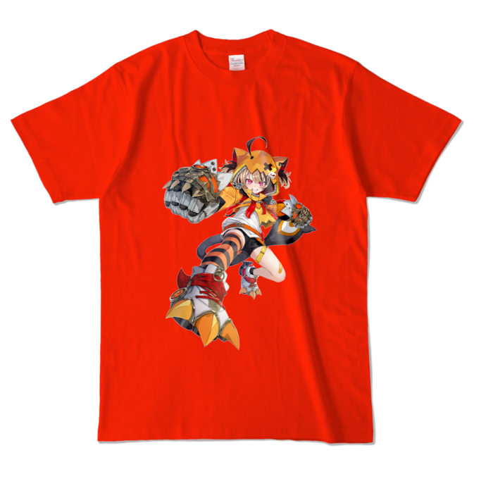 カラーTシャツ - L - レッド (濃色)