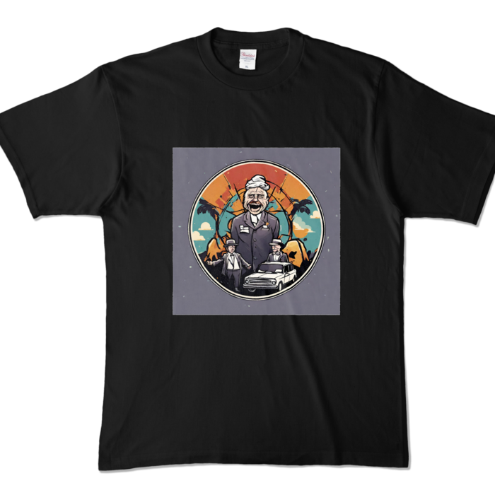 カラーTシャツ - XL - ブラック (濃色)
