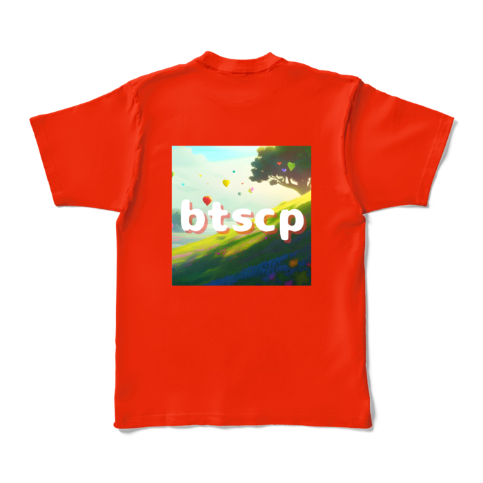 カラーTシャツ - XL - レッド (濃色)