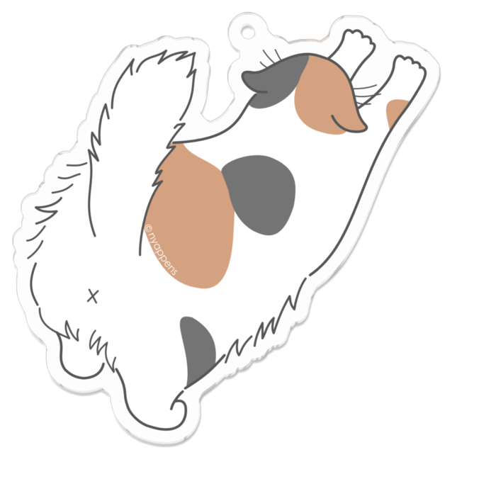 アクリルキーホルダー - 70 x 70 (mm)