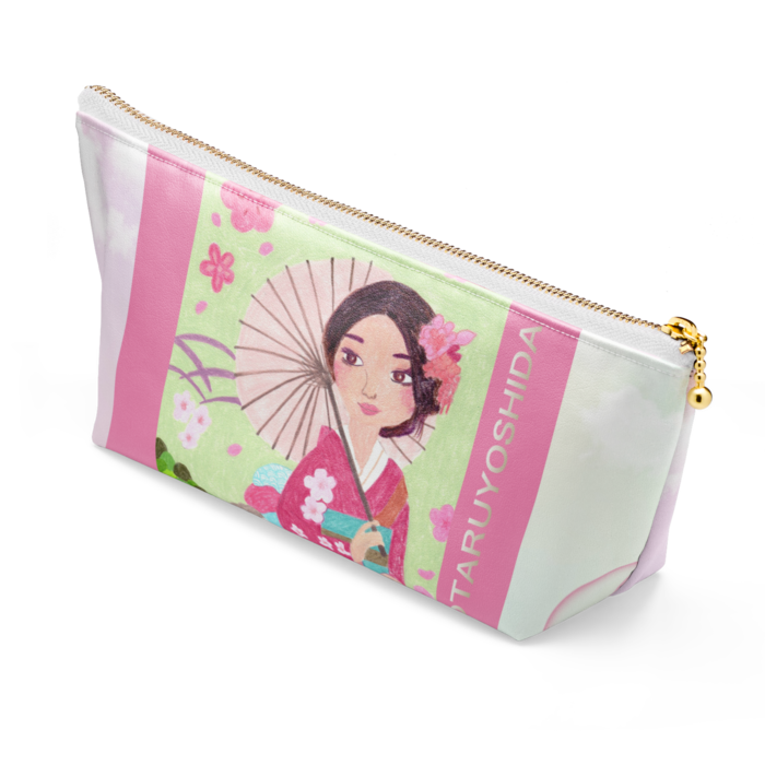 ポーチ - 長さ21.5cm / 高さ10cm - ホワイト