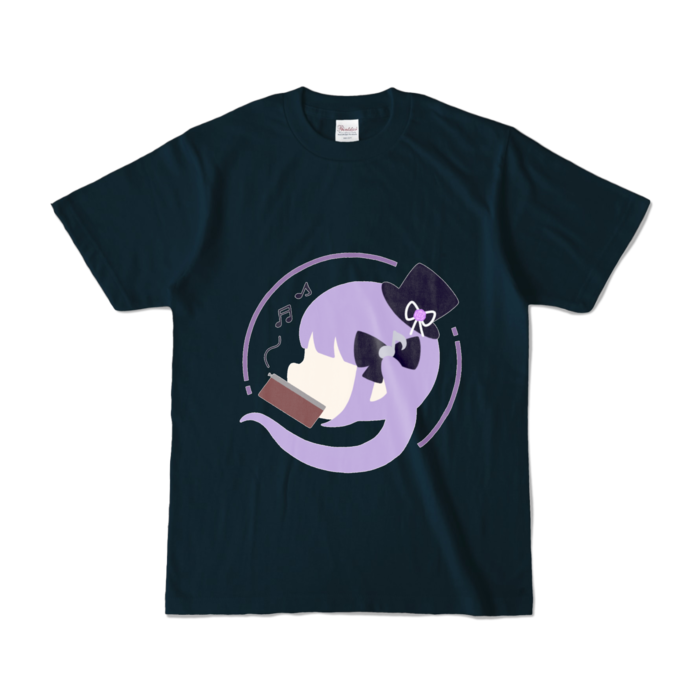 カラーTシャツ - S - ネイビー (ロゴカラー)