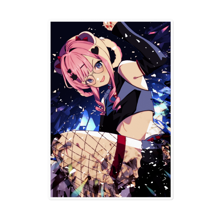 ステッカー - 160 x 160 (mm)（ホワイト）