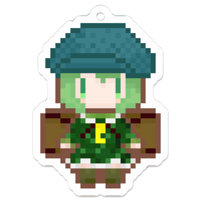 アクリルキーホルダー（コーティング） - 50 x 50 (mm)