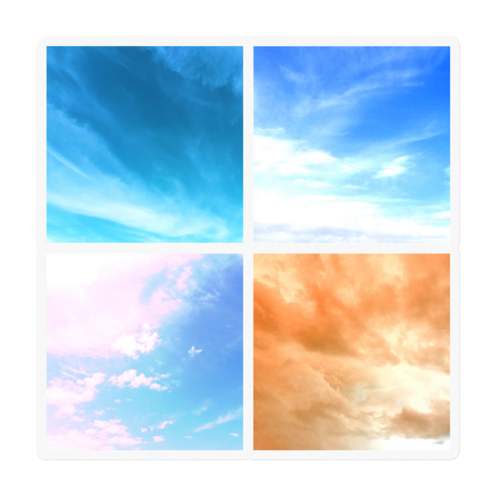 ステッカー - 100 x 100 (mm)