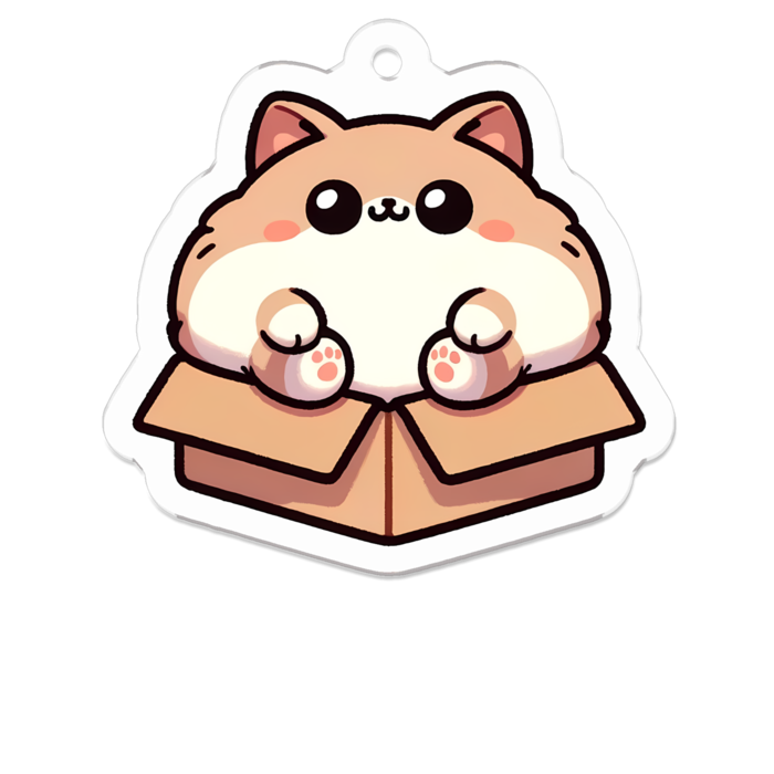 アクリルキーホルダー - 50 x 50 (mm)