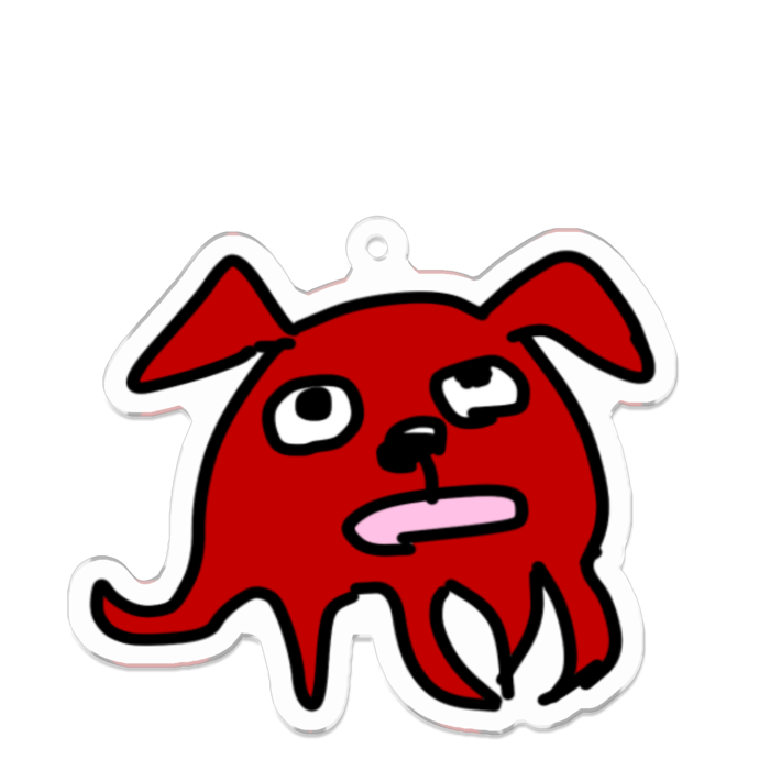 アクリルキーホルダー（コーティング） - 70 x 70 (mm)