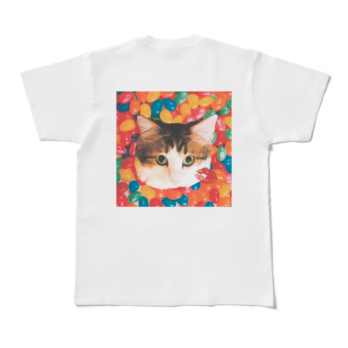Tシャツ - M - 背面(キャンディー01)