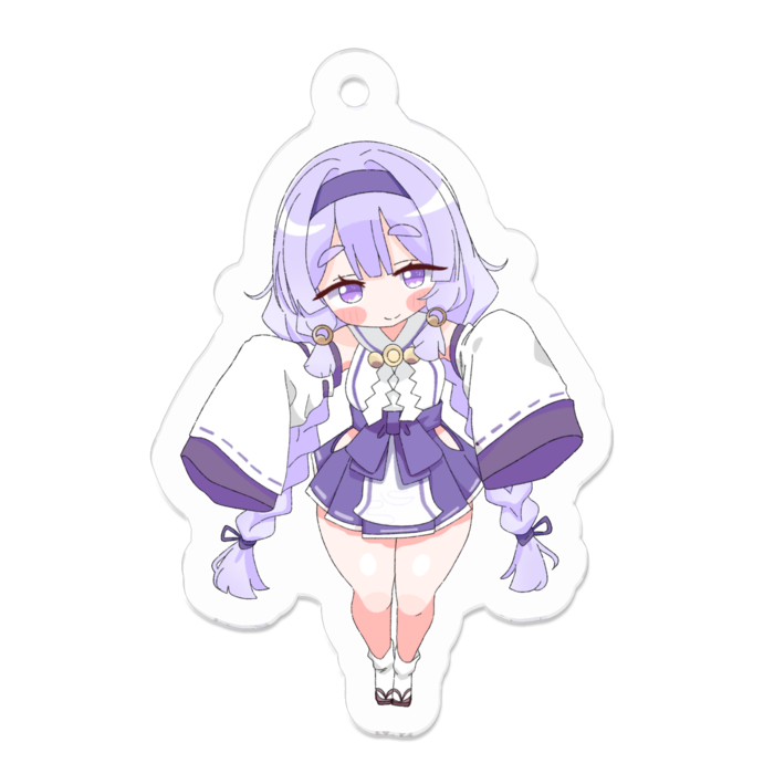 アクリルキーホルダー - 50 x 50 (mm)