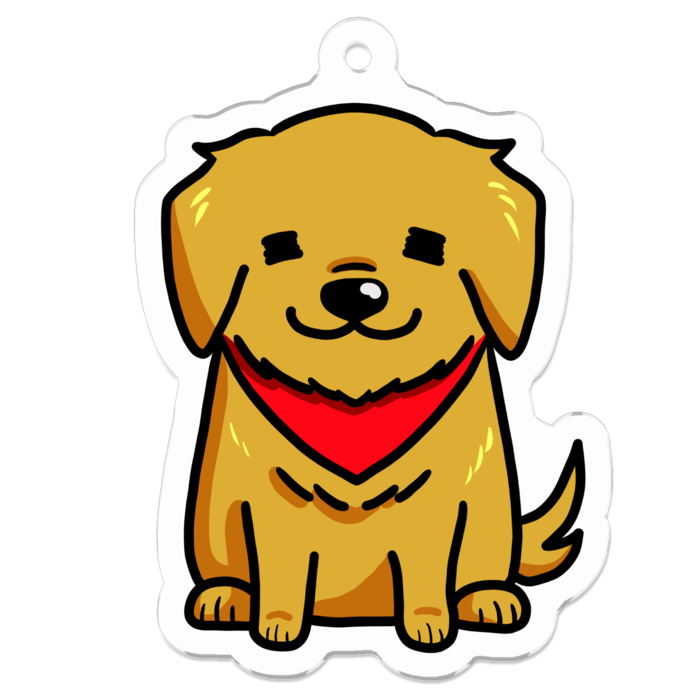 アクリルキーホルダー（コーティング） - 50 x 50 (mm)