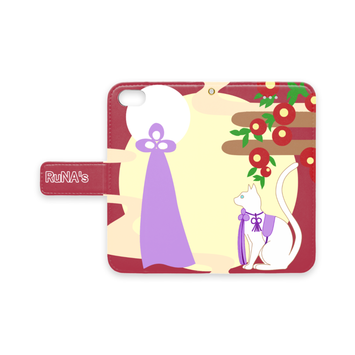 手帳型iPhoneケース - iPhone 7 / 8 / SE(第2・第3世代) - ストラップ穴 あり