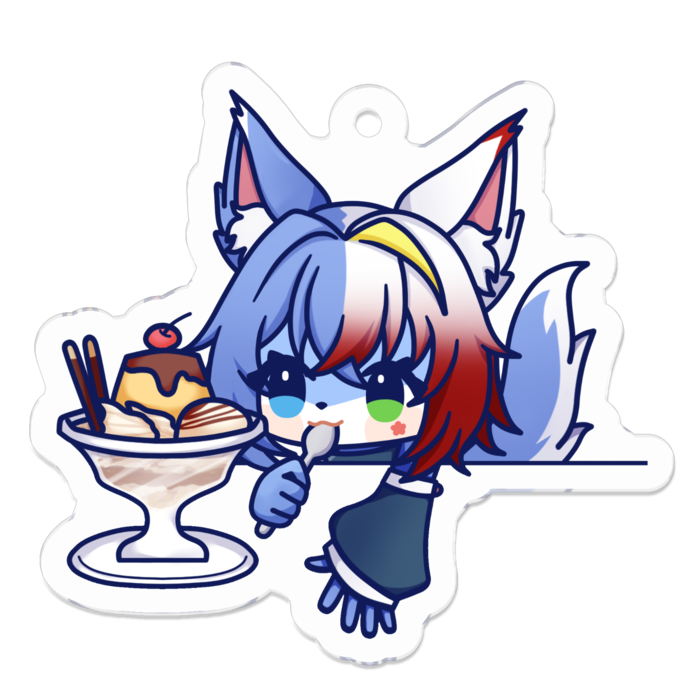 アクリルキーホルダー - 50 x 50 (mm)