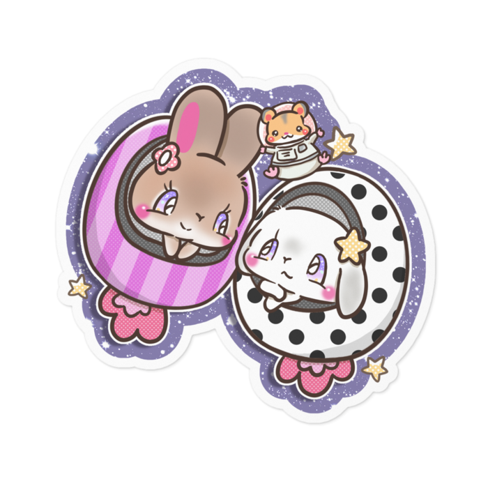 ステッカー - 100 x 100 (mm)