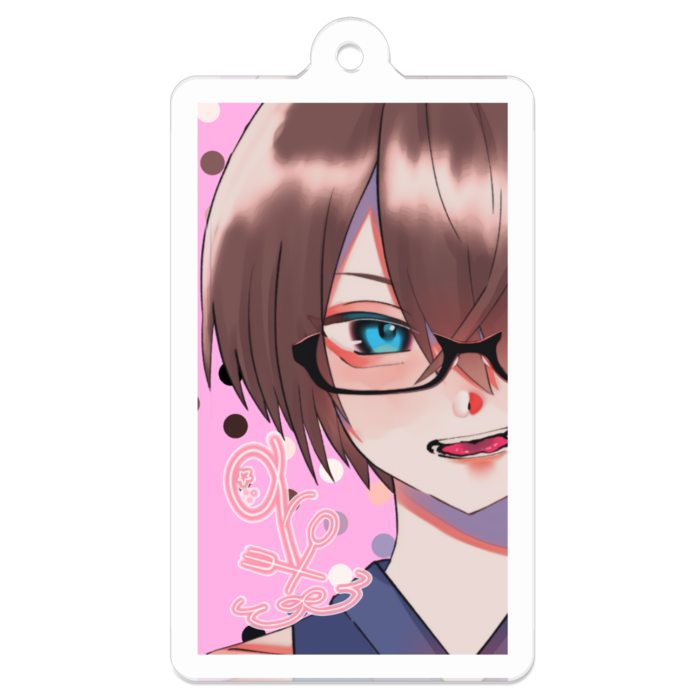 アクリルキーホルダー - 50 x 50 (mm)