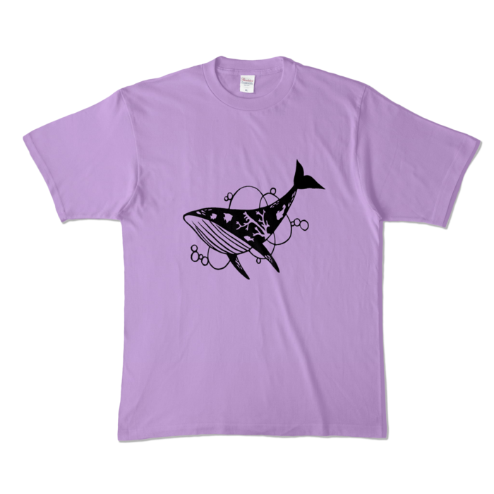 カラーTシャツ - XL - ライトパープル (淡色)