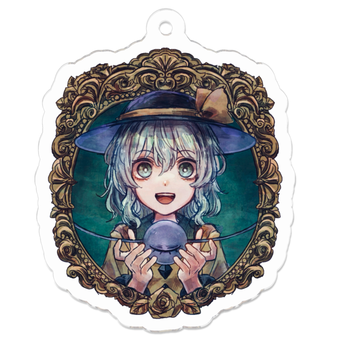 アクリルキーホルダー - 50 x 50 (mm)