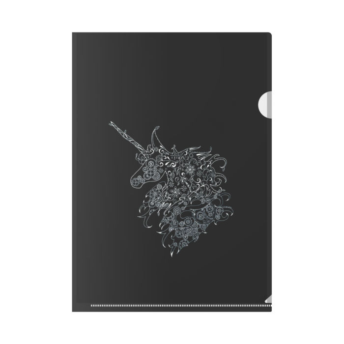 スチームパンク ユニコーンクリアファイル Riripoca Satoa Booth