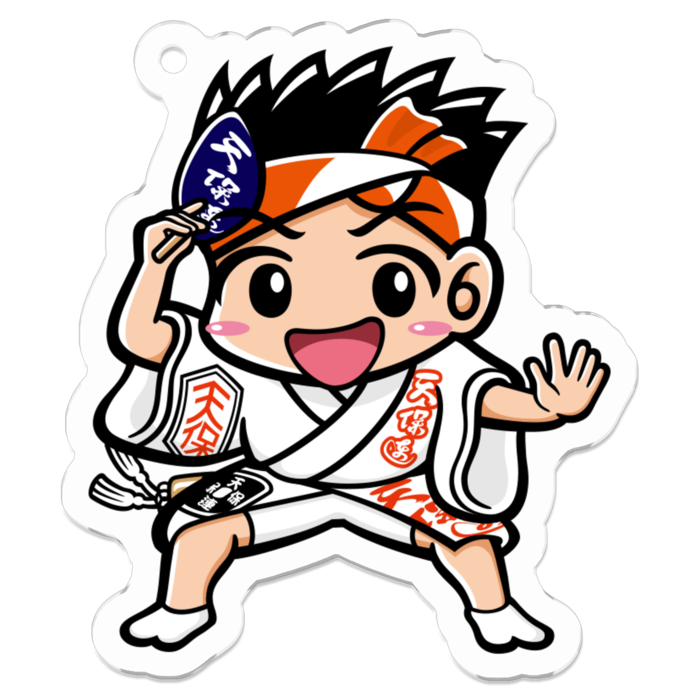 アクリルキーホルダー - 50 x 50 (mm)