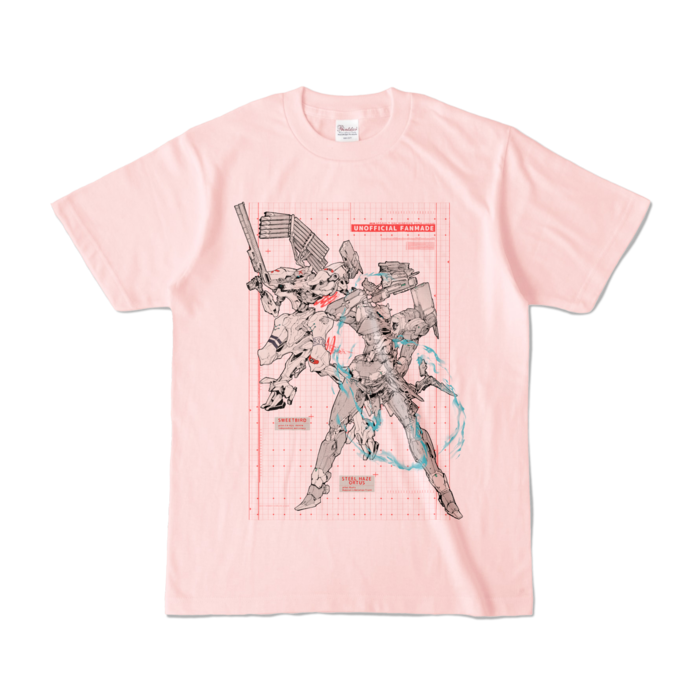 カラーTシャツ - S - ライトピンク (淡色)
