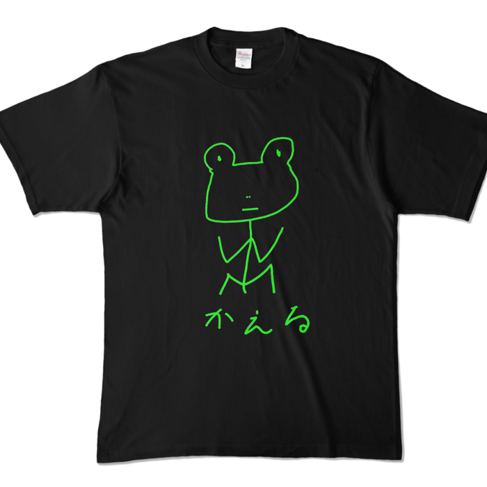 カラーTシャツ - XL - ブラック (濃色)