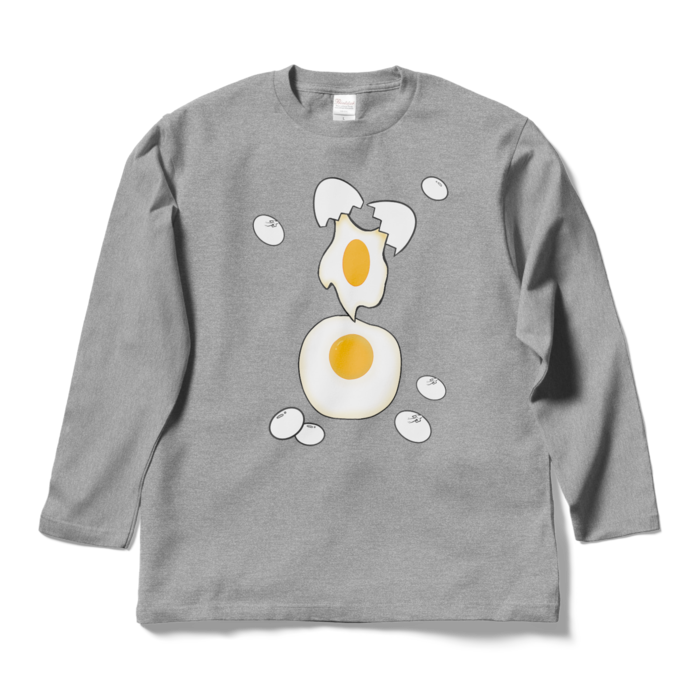 ロングスリーブTシャツ - L - 杢グレー