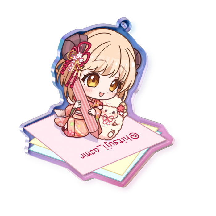 おえかきひつじ - 70 × 70mm