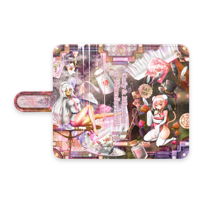 手帳型Androidケース - S - ストラップ穴 あり
