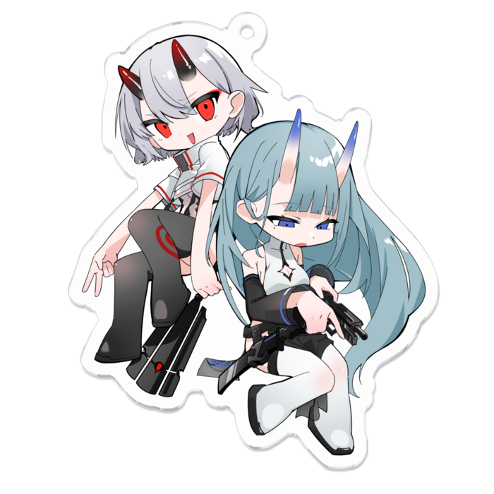 アクリルキーホルダー - 70 x 70 (mm)