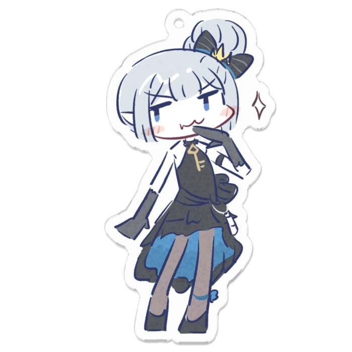 魔王ちゃん(ドレス)_アクリルキーホルダー