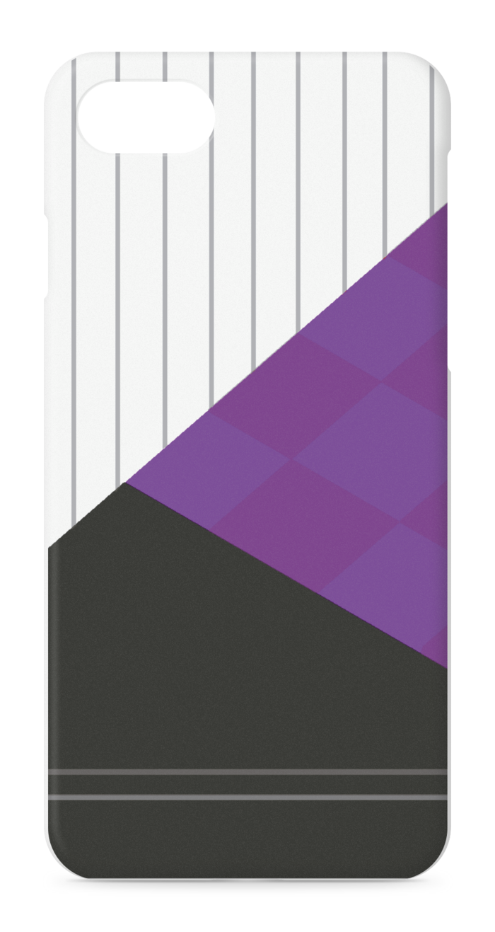 紫 - iPhone 8 / 7 - 正面印刷のみ(2)