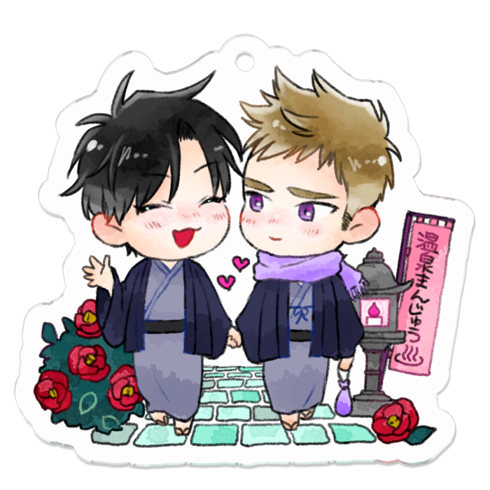 アクリルキーホルダー（コーティング） - 50 x 50 (mm)