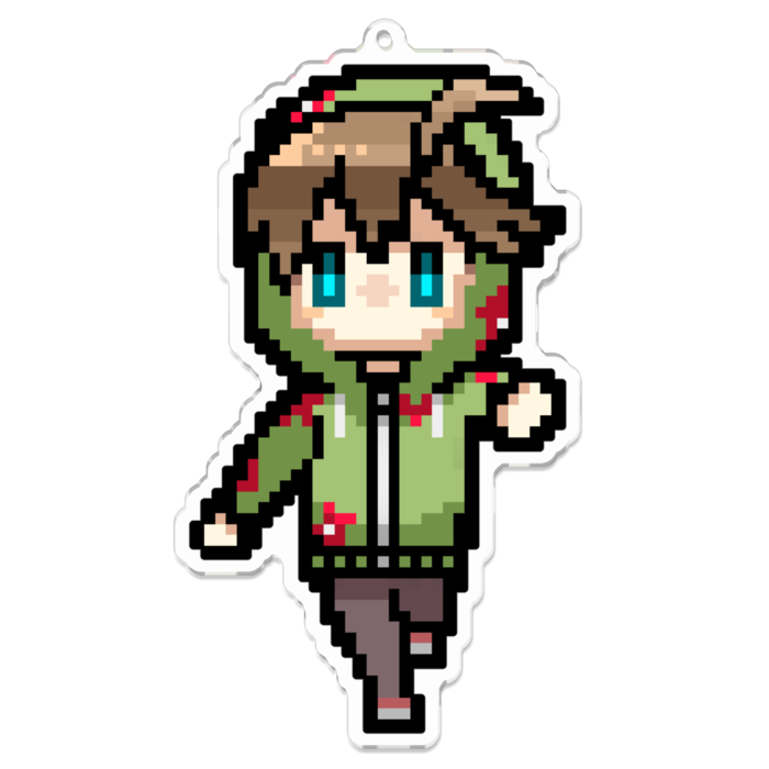 アクリルキーホルダー（コーティング） - 100 x 100 (mm)
