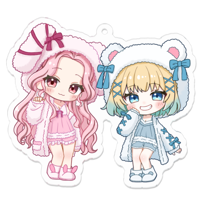 アクリルキーホルダー - 70 x 70 (mm)