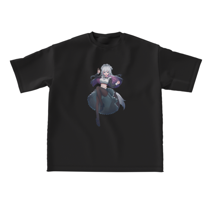 ビッグシルエットTシャツ - L - 両面